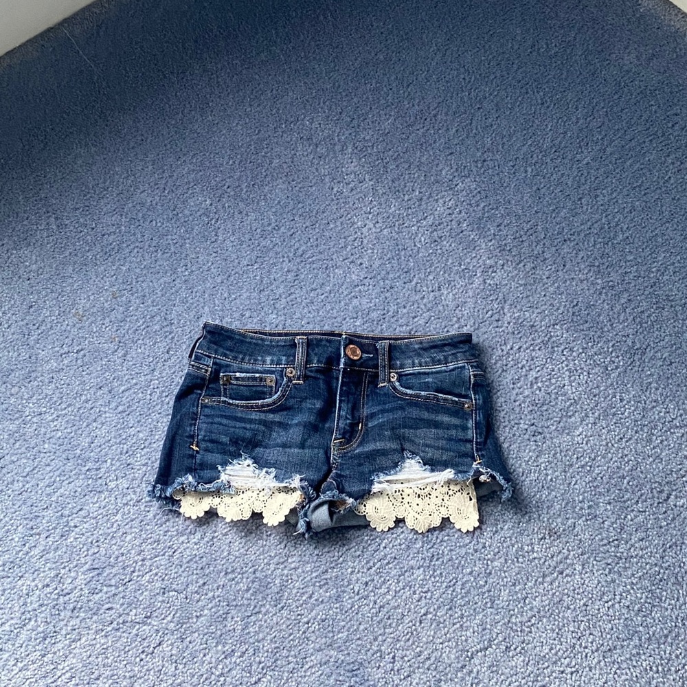 american eagle short shorts